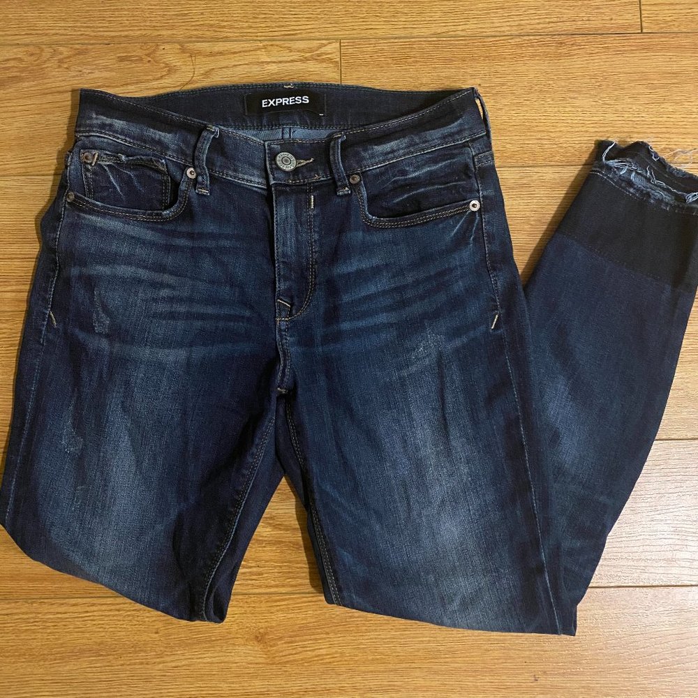 Express Repreve Stretch Ankle Jean Legging 4R